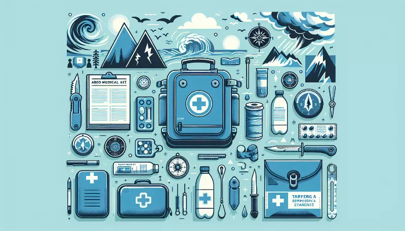 How do you tailor a medical kit for specific emergencies like natural disasters or outdoor adventures?