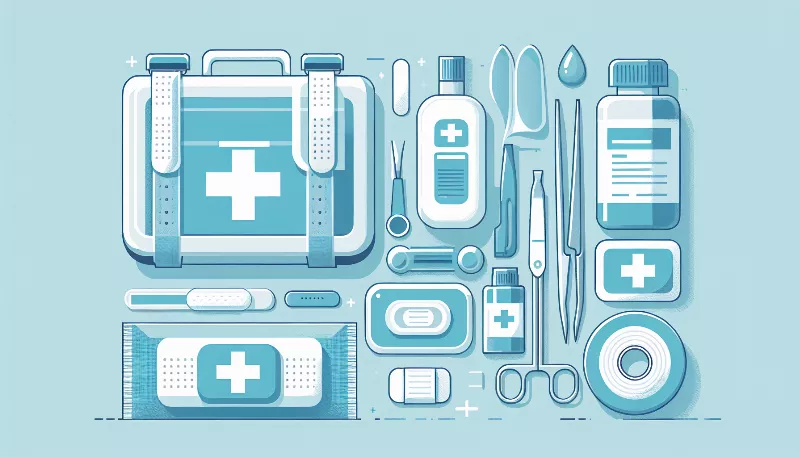 What are the essential items to look for in a medical kit for home emergencies?