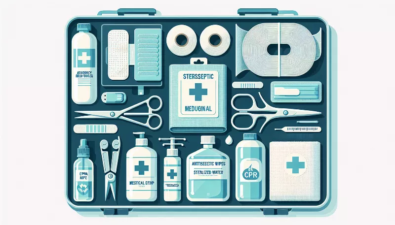 What are the top 10 items that should be in every emergency medical kit?